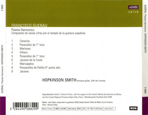 Hopkinson Smith - Francisco Guerau: Poema Harmonico (1990)