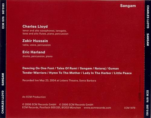 Charles Lloyd, Zakir Hussain, Eric Harland - Sangam (2004) 320 kbps+CD Rip