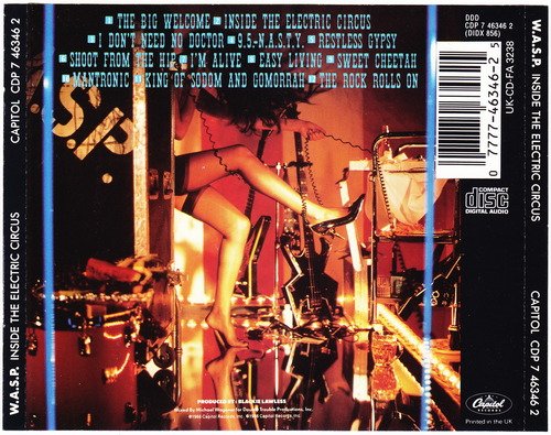 W.A.S.P. - Inside The Electric Circus (1986) CD-Rip