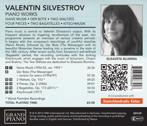 Elisaveta Blumina - Silvestrov: Piano Works (2013)