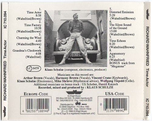 Richard Wahnfried (Klaus Schulze) - Time Actor (1979) [1990]