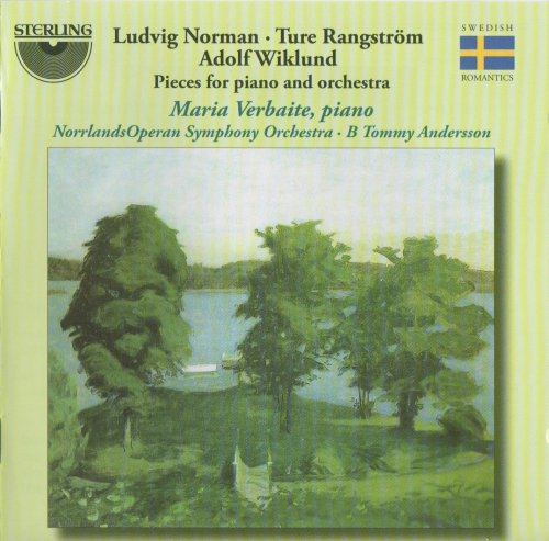 Maria Verbaite - Norman, Rangström, Wiklund: Puieces for Piano and Orchestra (2012)