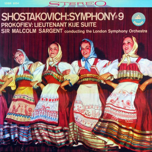 London Symphony Orchestra, Sir Malcolm Sargent - Shostakovich: Symphony No. 9 / Prokofiev: Lieutenant Kijé Suite (2013) Hi-Res