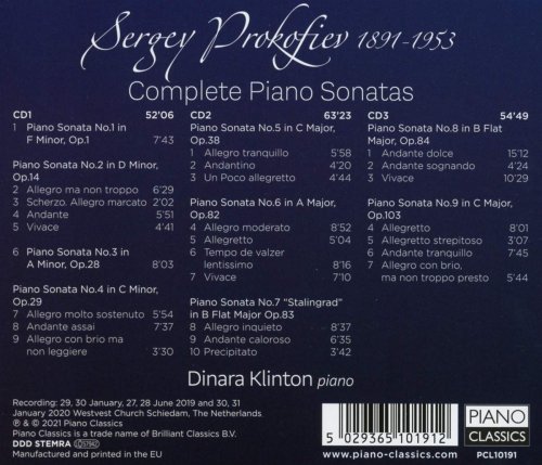 Dinara Klinton - Prokofiev: Complete Piano Sonatas (2021)