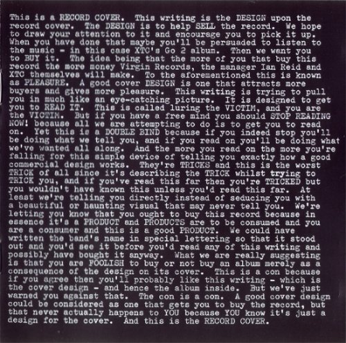 XTC - Go 2 (Reissue) (1978/1985)