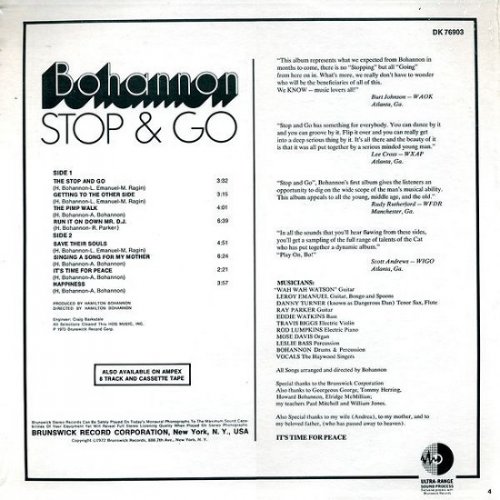 Bohannon - Stop & Go (1973)