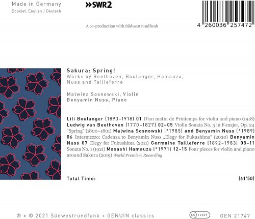Malwina Sosnowski & Benyamin Nuss - Sakura: Spring! (2021) [Hi-Res]