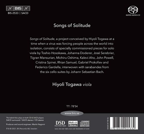 Hiyoli Togawa - Songs of Solitude (2021) [Hi-Res]