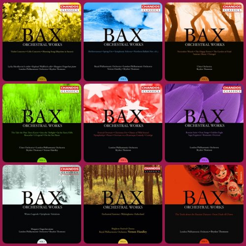 Ulster Orchestra, Royal Philharmonic Orchestra, London Philharmonic Orchestra, Vernon Handley, Bryden Thomson, Vernon Handley - Bax: Orchestral Works, Vol. 1-9 (1991-2008)