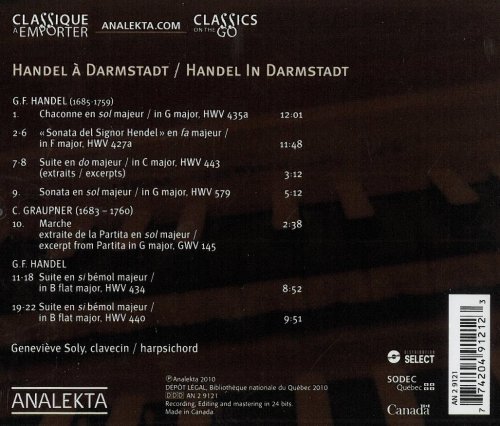 Geneviève Soly - Handel in Darmstadt (2010) [Hi-Res]