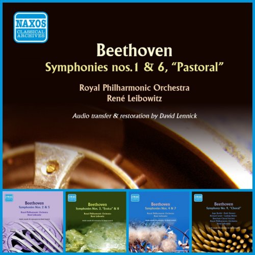 Royal Philharmonic Orchestra, René Leibowitz - Beethoven: The Nine Symphonies, Vol. 1-5: Nos. 1-9 (2012)