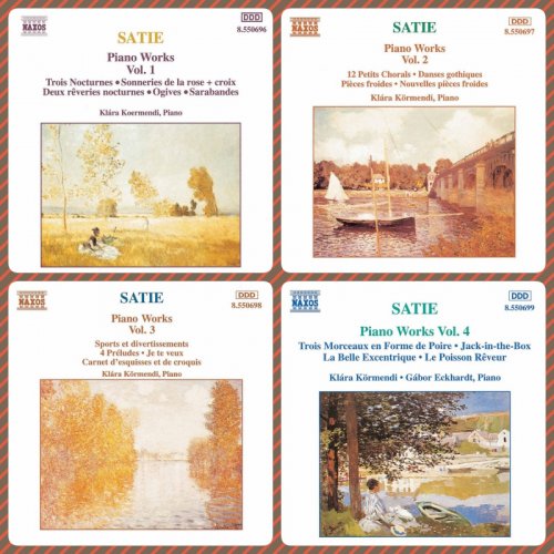 Klára Körmendi - Satie: Piano Works, Vol. 1-4 (1993-1994)
