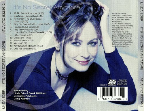 Linda Eder - It's No Secret Anymore (1999) FLAC