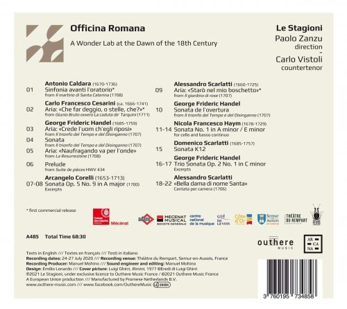 Paolo Zanzu, Carlo Vistoli, Le Stagioni - Officina Romana: A Wonder Lab at the Dawn of the 18th Century (2021) [Hi-Res]