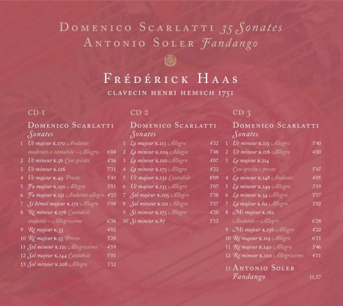 Frédérick Haas - D. Scarlatti, Sonates pour clavecin - A. Soler, Fandango (2016) [Hi-Res]