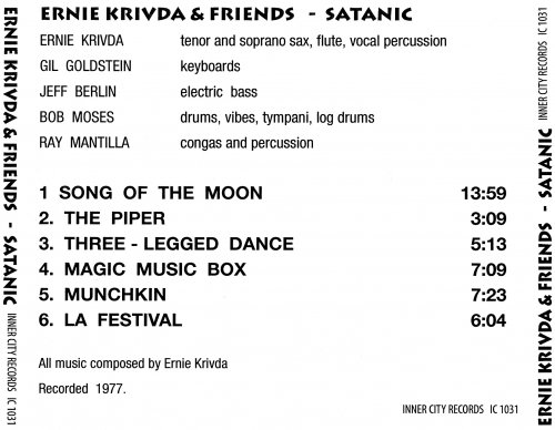 Ernie Krivda & Friends - Satanic (1977)