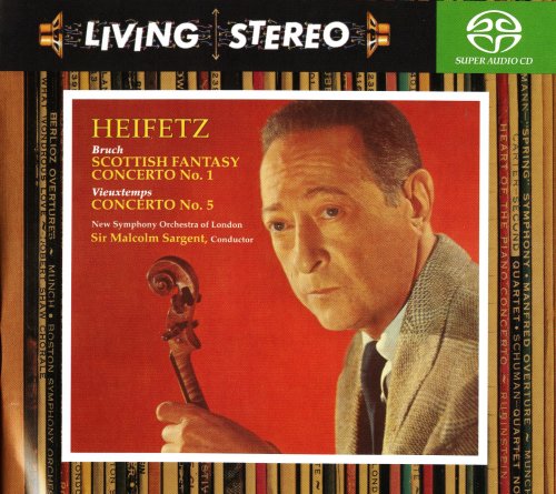 Jascha Heifetz - Vieuxtemps - Concerto No.5 / Bruch - Scottish Fantasy (2006) [SACD]