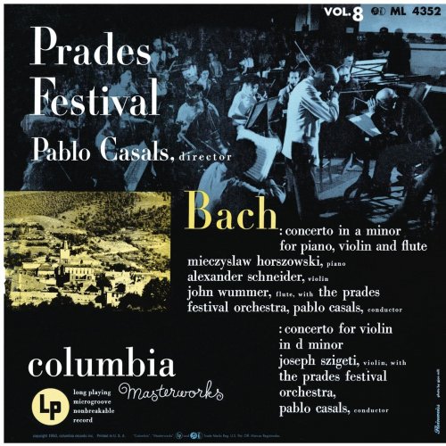 Joseph Szigeti - Bach: Concerto for Flute, Violin and Keyboard, BWV 1044, Violin Concerto in D Minor, BWV 1052R & Brandenburg Concerto No. 5, BWV 1 (2021) Hi-Res