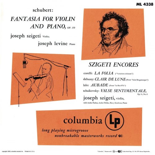 Joseph Szigeti - Joseph Szigeti Plays Schubert, Corelli, Debussy, Lalo, Tchaikovsky & Bach (2021)