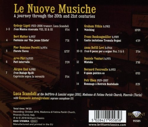 Luca Scandali - Le Nuove Musiche: A Journey Through the 20th and 21st Centuries (2018) [Hi-Res]
