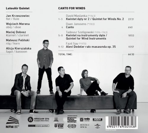 LutosAir Quintet - Canto for Winds (2017) [Hi-Res]
