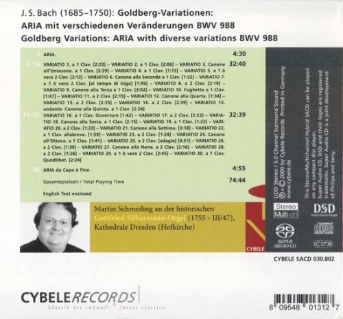 Martin Schmeding - J.S. Bach: Goldberg-Variations BWV 988 (2009) [SACD]