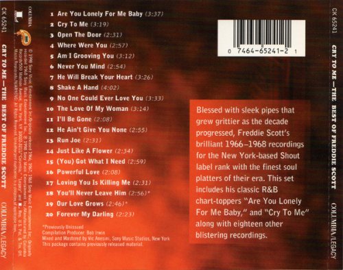 Freddie Scott - Cry To Me: The Best Of Freddie Scott (1998)