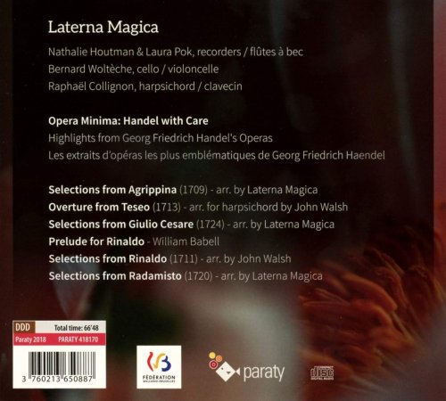 Laterna Mágica - Opera Minima: Handel with Care (2018) [Hi-Res]