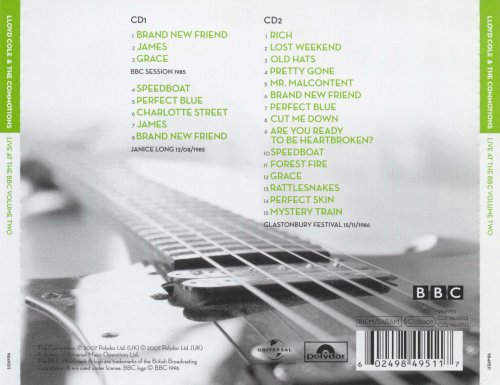Lloyd Cole & The Commotions - Live At The BBC, Volume Two (2007) CD-Rip