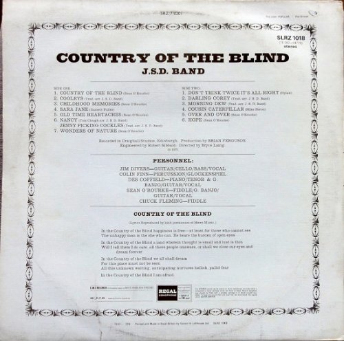 J.S.D. Band - Country Of The Blind (1971)