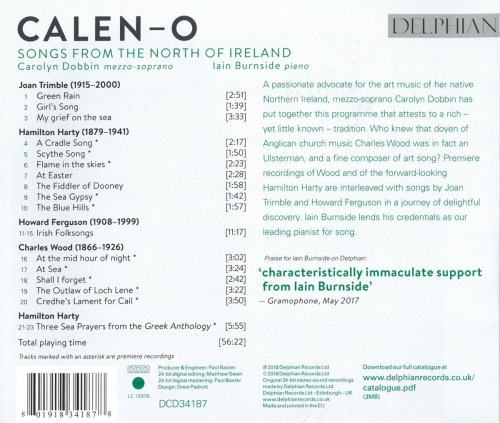 Carolyn Dobbin & Iain Burnside - Calen-O: Songs from the North Of Ireland (2017) [Hi-Res]