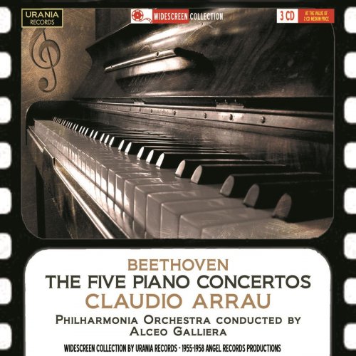 Claudio Arrau - Beethoven: Piano Concertos Nos. 1-5 (2014)