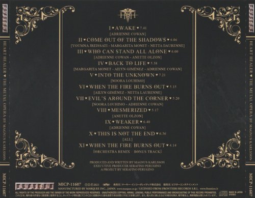 Heart Healer - The Metal Opera By Magnus Karlsson (2021) [MICP-11607, Japan] CD-Rip