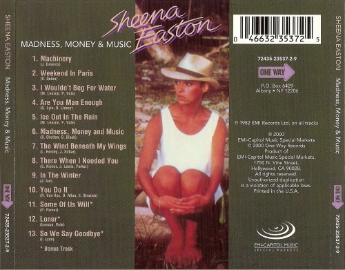 Sheena Easton - Madness, Money And Music (1982) [2000]
