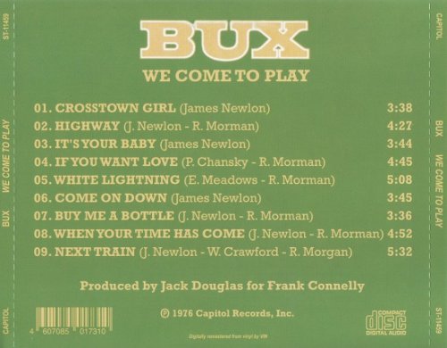 Bux - We Come To Play (Reissue, Remastered) (1976)