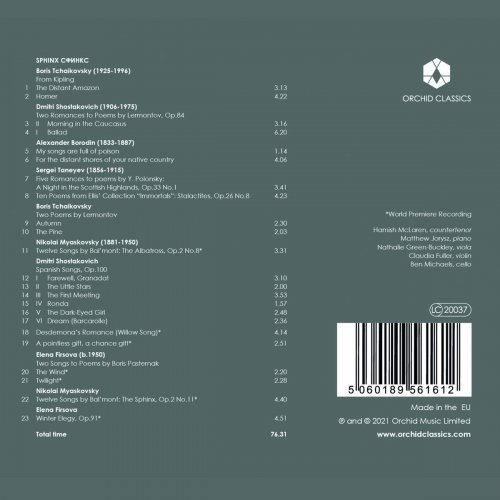 Hamish McLaren & Matthew Jorysz - Sphinx (2021) [Hi-Res]