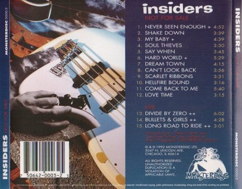Insiders - Not For Sale (1993)