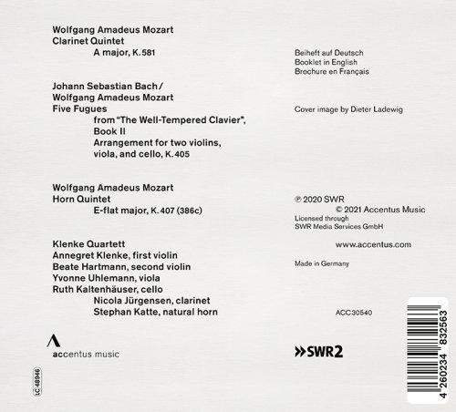 Stephan Katte, Nicola Jürgensen, Klenke Quartett - Mozart: Chamber Works (2021) [Hi-Res]