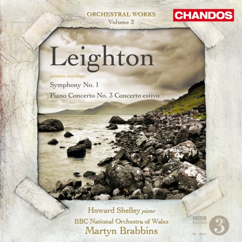 Howard Shelley, BBC National Orchestra of Wales, Martyn Brabbins - Leighton: Symphony No. 1 & Piano Concerto No. 3 (2010) [Hi-Res]