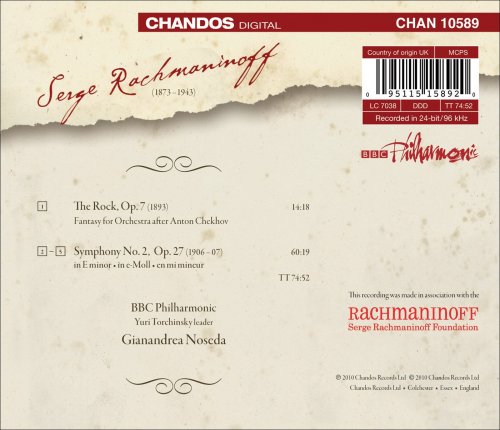 BBC Philharmonic, Gianandrea Noseda - Rachmaninoff: Symphony No. 2 & The Rock (2010) [Hi-Res]