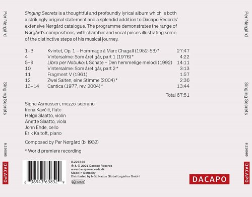 John Ehde, Helge Slaatto, Signe Asmussen, Anette Slaatto - Singing Secrets (2021) [Hi-Res]