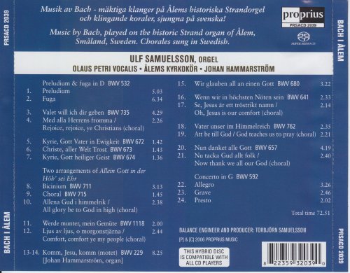 Ulf Samuelsson, Olaus Petri - Bach i Alem (2006) [SACD]