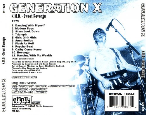 Generation X - K.M.D. - Sweet Revenge (1979) [1998]