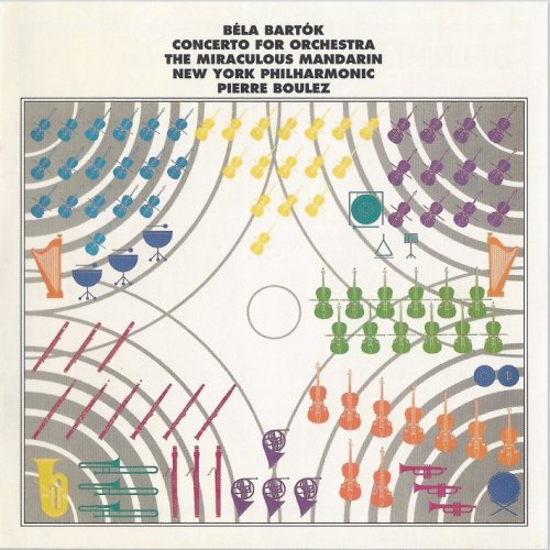 Pierre Boulez, New York Philharmonic - Bela Bartok: Concerto for Orchestra The Miraculous Mandarin (1973) [2002 SACD]