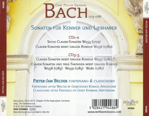 Jan-Pieter Belder - C.P.E.Bach: Sonaten Fur Kenner Und Liebhaber (2013)
