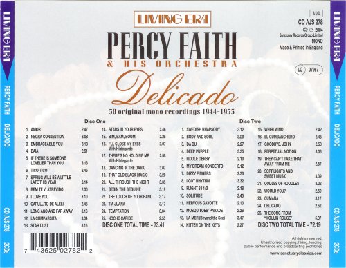 Percy Faith - Delicado (2004) [2CD]