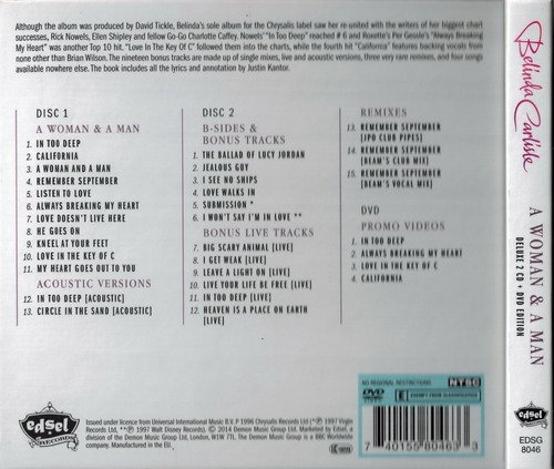Belinda Carlisle - A Woman & A Man (2CD Delux Edition) (1996) CD-Rip