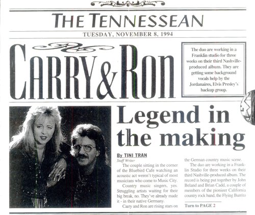 Carry and Ron - Legend In The Making (1995)