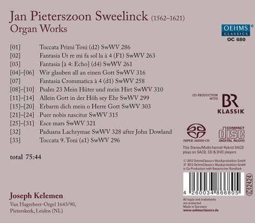 Joseph Kelemen - Sweelinck: Organ Works (2013)