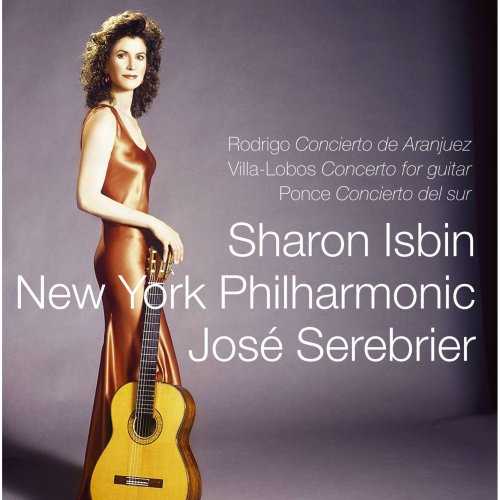 Sharon Isbin, José Serebrier, New York Philharmonic Orchestra - Rodrigo, Villa-Lobos, Ponce: Guitar Concertos (2004)